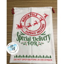 Christmas Santa Sacks - Personalized