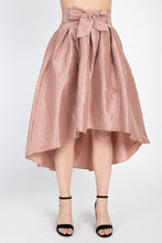 Taffeta High-low Skirt