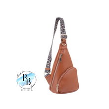 READY TO SHIP | Sling Bag With Leopard Strap