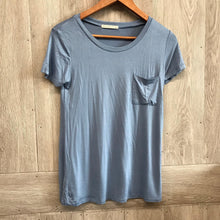 Short Sleeve Scoop Neck Top With Pocket