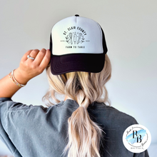 St. Clair County Farm to Table Merchandise - Baker/Maker Logo - Trucker Hat - Black Ink