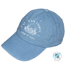 St. Clair County Farm to Table Merchandise - Cotton Hat - Farm To Table Logos