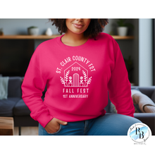 St. Clair County Farm to Table Merchandise - 1st Anniversary Edition - Pink with White Ink