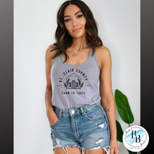 St. Clair County Farm to Table Merchandise -Plant Logo - Tank Top - Black Ink