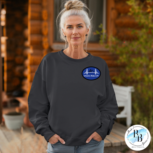 CRU 2025 Collection | Crew Neck Sweatshirt | Dark Grey