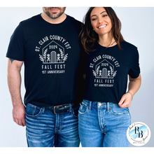 St. Clair County Farm to Table Merchandise - 1st Anniversary Edition - Black with White Ink