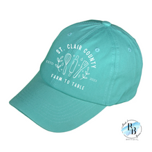 St. Clair County Farm to Table Merchandise - Cotton Hat - Farm To Table Logos