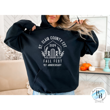 St. Clair County Farm to Table Merchandise - 1st Anniversary Edition - Black with White Ink