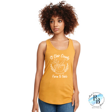 St. Clair County Farm to Table Merchandise - Apothecary Logo - Tank Top - White Ink