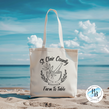 St. Clair County Farm to Table Merchandise - Apothecary Tote Bags