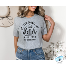 St. Clair County Farm to Table Merchandise - 1st Anniversary Edition - Gray with Black Ink