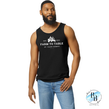 St. Clair County Farm to Table Merchandise - Tractor Logo - Men's Tank Top