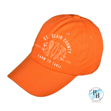 St. Clair County Farm to Table Merchandise - Cotton Hat - Farm To Table Logos