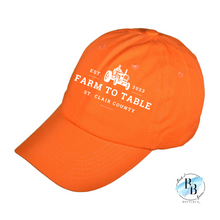 St. Clair County Farm to Table Merchandise - Cotton Hat - Farm To Table Logos