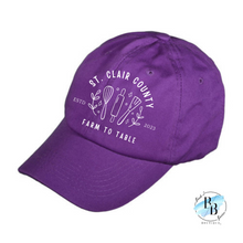 St. Clair County Farm to Table Merchandise - Cotton Hat - Farm To Table Logos