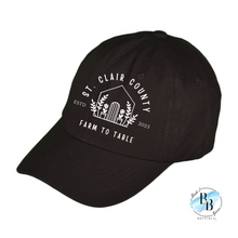 St. Clair County Farm to Table Merchandise - Cotton Hat - Farm To Table Logos