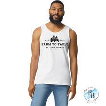 St. Clair County Farm to Table Merchandise - Tractor Logo - Men's Tank Top