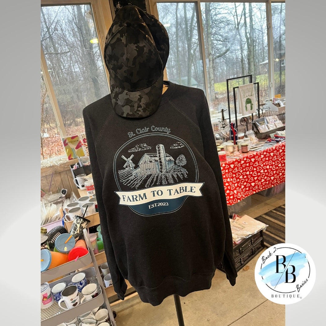 St. Clair County Farm to Table Merchandise - Barn Logo