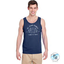 St. Clair County Farm to Table Merchandise - Baker/Maker Logo - Men's Tank Top