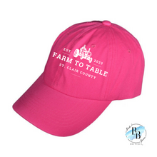 St. Clair County Farm to Table Merchandise - Cotton Hat - Farm To Table Logos