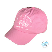 St. Clair County Farm to Table Merchandise - Cotton Hat - Farm To Table Logos