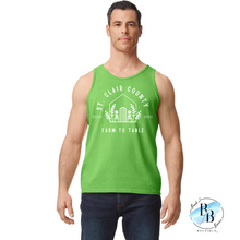 St. Clair County Farm to Table Merchandise - Plant Logo - Men's Tank Top