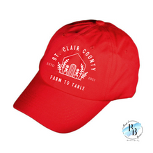 St. Clair County Farm to Table Merchandise - Cotton Hat - Farm To Table Logos