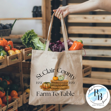 St. Clair County Farm to Table Merchandise - 2025 Merch Launch - Tote Bag