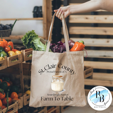 St. Clair County Farm to Table Merchandise - 2025 Merch Launch - Tote Bag