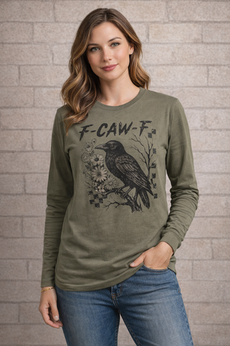 READY TO SHIP | LONG SLEEVE TEE | MILITARY GREEN