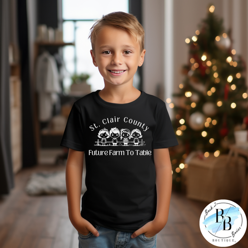 St. Clair County Future Farm to Table Merchandise - Kids Tees