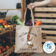 St. Clair County Farm to Table Merchandise - 2025 Merch Launch - Tote Bag