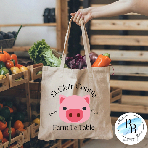 St. Clair County Farm to Table Merchandise - 2025 Merch Launch - Tote Bag