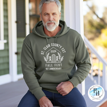 St. Clair County Farm to Table Merchandise - 1st Anniversary Edition - Military Green with White Ink