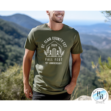 St. Clair County Farm to Table Merchandise - 1st Anniversary Edition - Military Green with White Ink