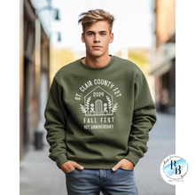 St. Clair County Farm to Table Merchandise - 1st Anniversary Edition - Military Green with White Ink