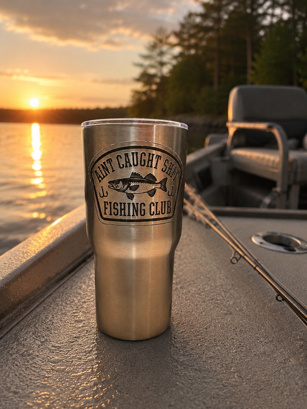 Ain't Caught Sh*t Fishing Club Tumbler