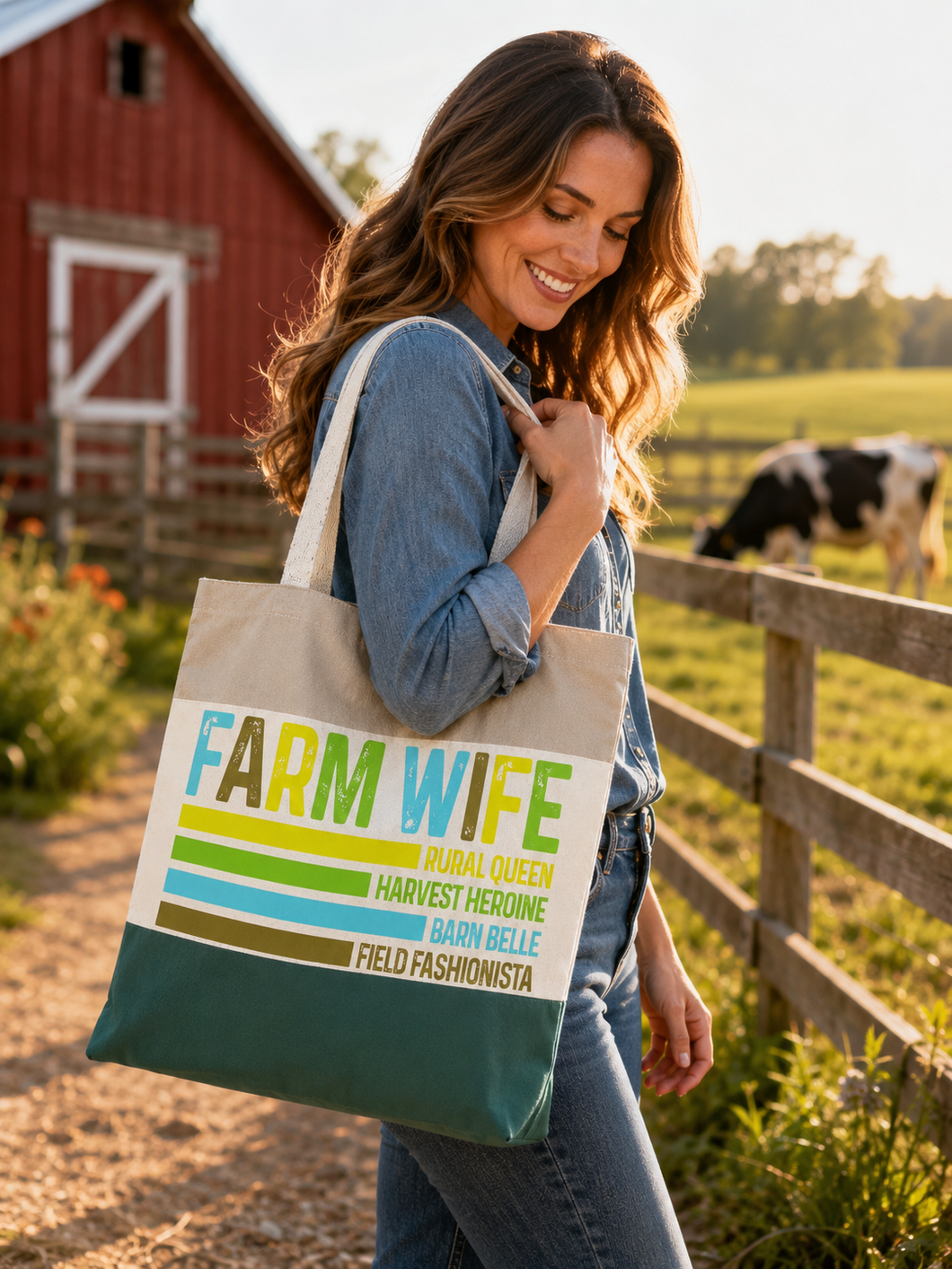 Farm Wife Tote Bag