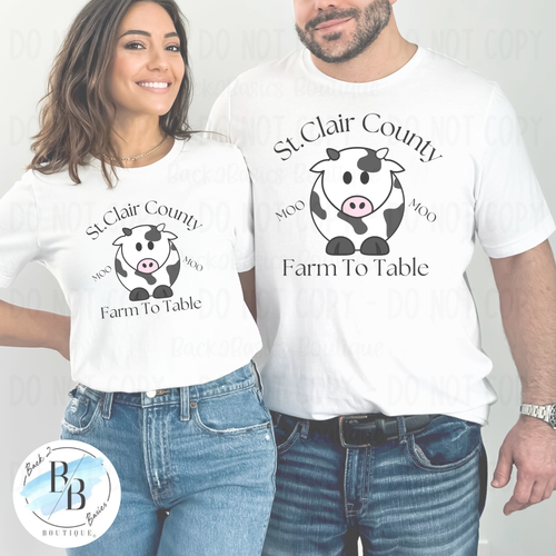 PREORDER | St. Clair County Farm To Table | Cow | 2025 Line