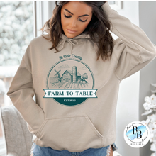 St. Clair County Farm to Table Merchandise - Barn Logo