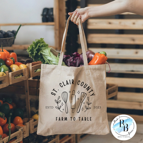 St. Clair County Farm to Table Merchandise - Tote Bags