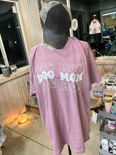 Dog Mom Lilac Unisex Short Sleeve Tee BB1167
