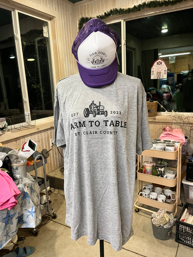 Ready To Ship | St. Clair County Farm To Table Tees/Tanks | Size 2XL