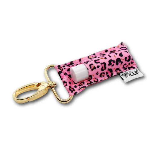 LippyClip® Pink Leopard Lip Balm Holder