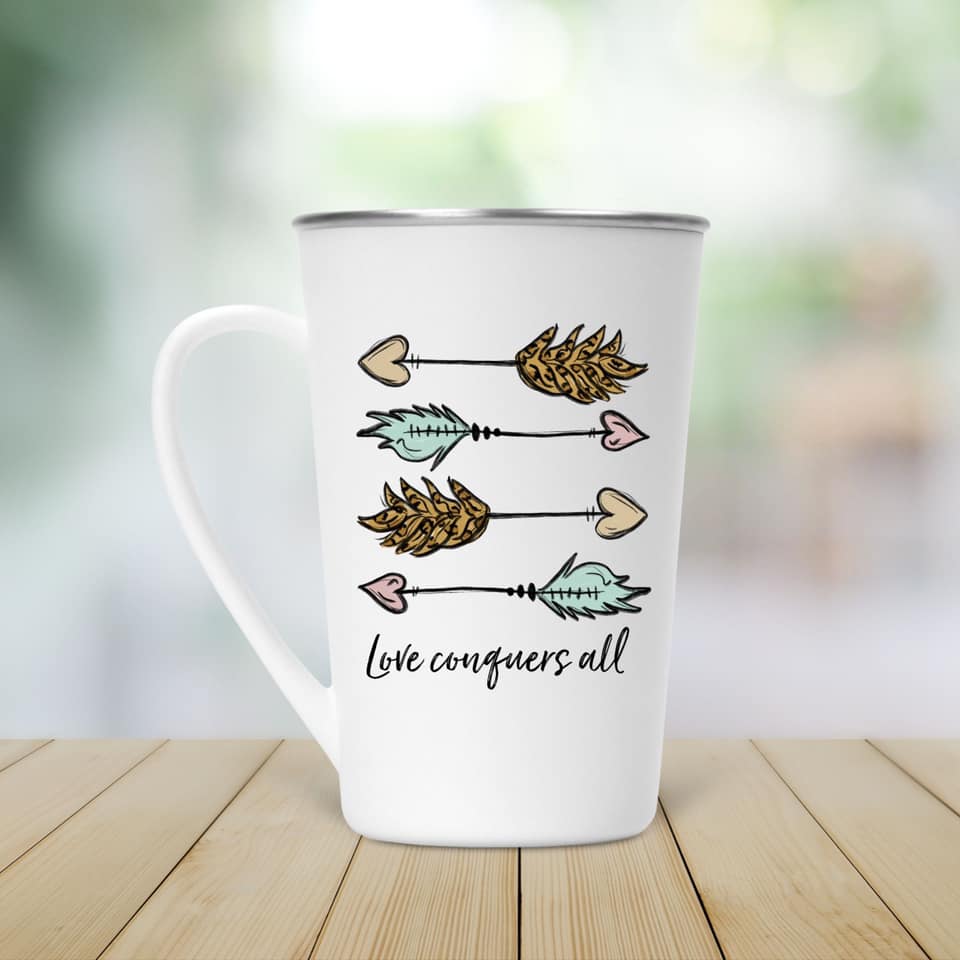 Love Conquers All Mug With Handle