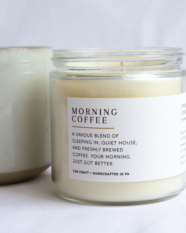 Morning Coffee Scented Soy Wax Candle