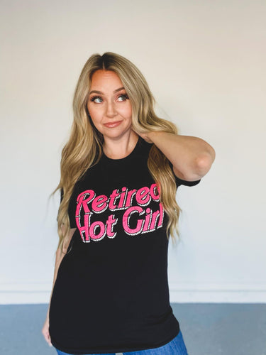 Retired Hot Girl Short Sleeve Tee