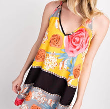Floral Mini Dress in Sunflower