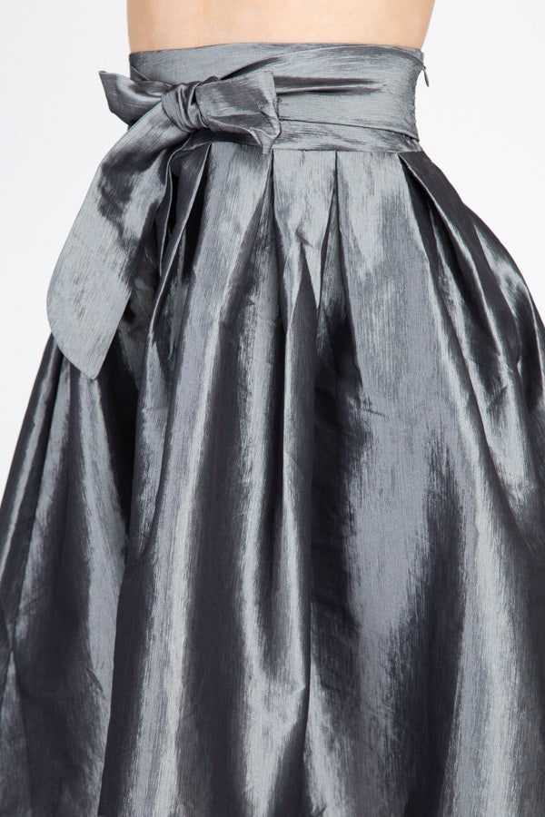 Taffeta High-low Skirt