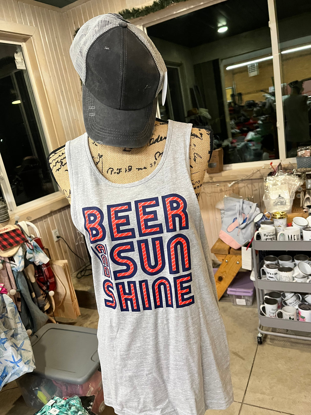 Beer And Sunshine Tank Top